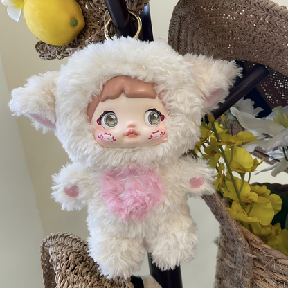 Nomm「Cute Never Closing」系列絨毛盲盒，全部7款，16-18cm，聖誕/生日禮物、收藏或桌面擺飾首選（隨機款）