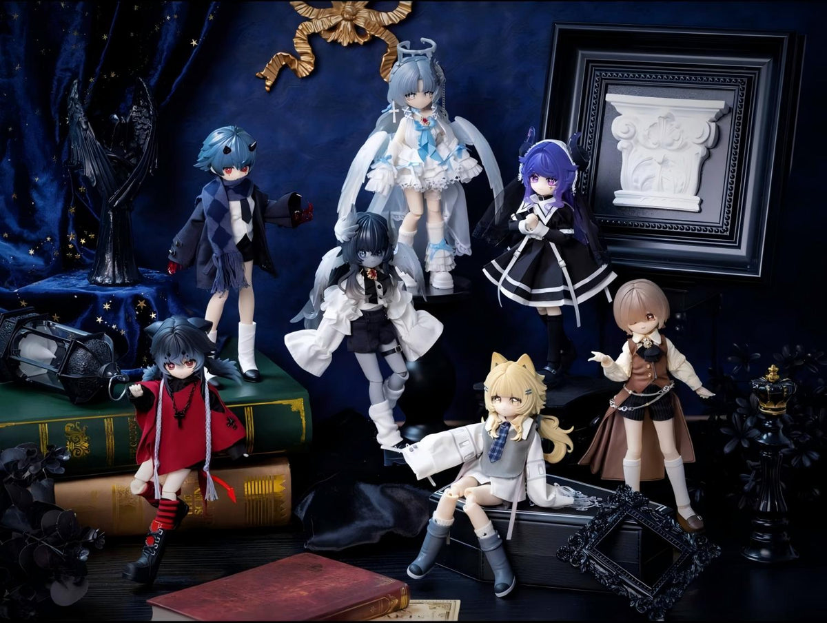 失控軌跡-輪廻シリーズ BJD ブラインドドール 1/8スケール 約20cm 全身可動 着せ替え人形（ランダム1体）