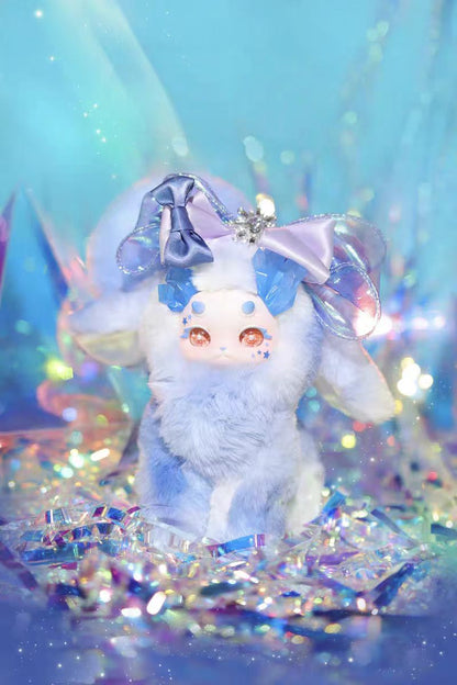 Bunny Dragon Gen 3 Crystal Fantasy Plush Blind Box | Vinyl Face Soft Plush | 6 Designs + Secret | Cute Gift