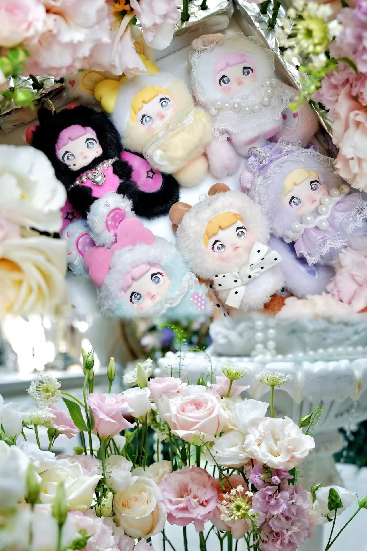 Nommi Mibao Sweet Bunny Plush Blind Box – Designer Toy Bunny Pendant with Rotating Eyes