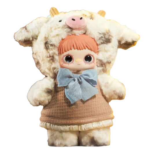 MayMei Paradise Ruins Series Designer Plush Blind Box 33cm – Collectible Plush Doll with Rotating Eyes, Embroidered Ears, 3D Hat, Removable Outfit, Random Blind Box Toy