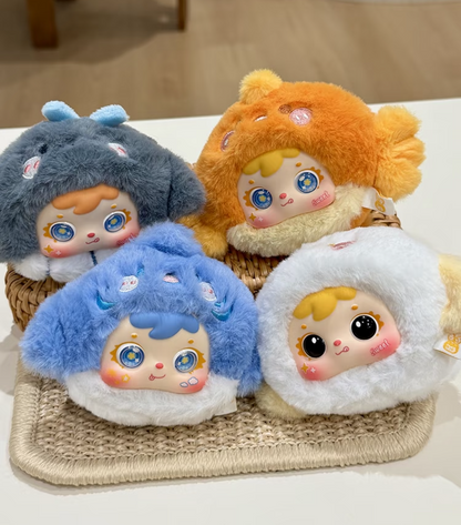 Samuel  “Ocean Parade” Plush Blind Box Collection｜Chibi Ocean Friends × Ultra-Soft Cozy Design Official Licensed Edition｜7 Designs Total (Including Secret)｜Random Blind Box Collectible Desk Display Christmas & Birthday Gift