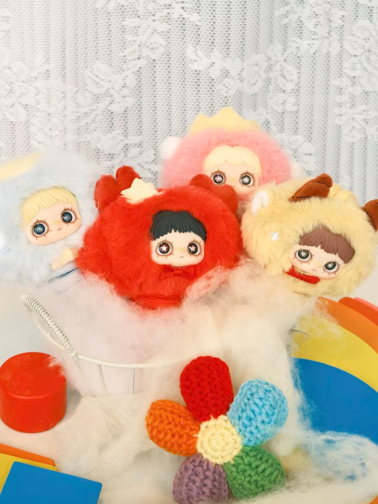 MayMei Zodiac Story Series Plush Strap – Blind Box Collectible Zodiac Mascot, Cute Designer Plush Bag Charm with Adjustable Long Strap