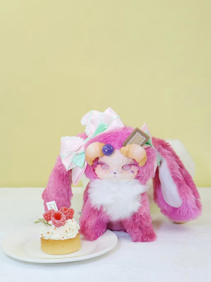 Bunny Dragon Gen 4 Sweet Honey Star Plush Blind Box | Vinyl Face Soft Plush Doll | 18cm | 6 Designs + Secret | Cute Gift