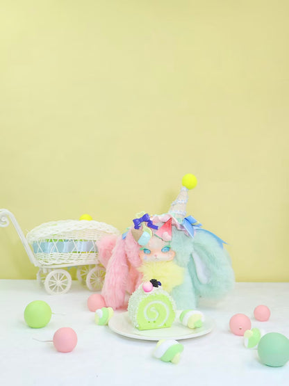 Bunny Dragon Gen 4 Sweet Honey Star Plush Blind Box | Vinyl Face Soft Plush Doll | 18cm | 6 Designs + Secret | Cute Gift