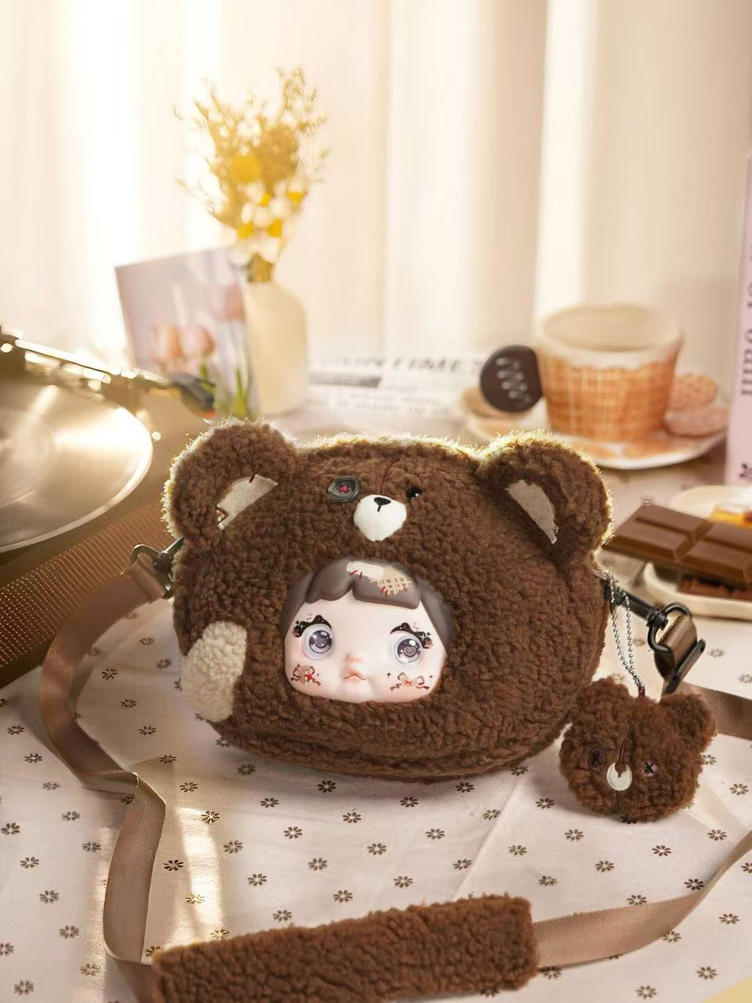 Nommi Cute Storage Bag Blind Box – Random 1 Design, 6 Regular + 1 Secret (1:6 / 1:60), Collectible Crossbody Bag