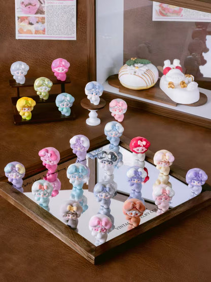 Yooki Moe Tsubu Candy Bomb Blind Box Figures – Mini PVC Collectibles, 4pcs Random Set