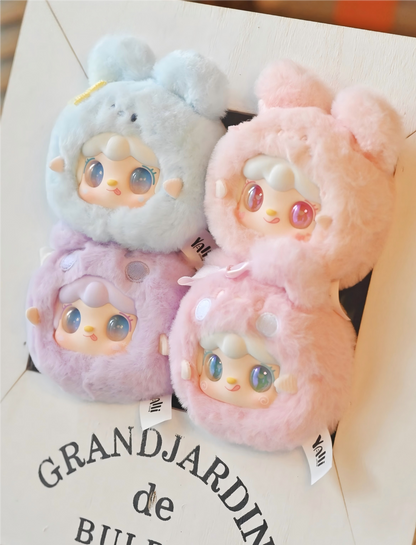 Yooki Moe Rabbit Plush Blind Box – 6–8cm Plush Mascot, Random 1 of 9 Designs, Collectible Desk Decor