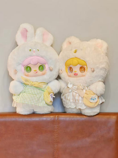 YOOKI Wish Pocket 400% Plush Doll Series | 30cm Designer Collectible with Electroplated Eyes, Shoulder Bag & Mystery Card