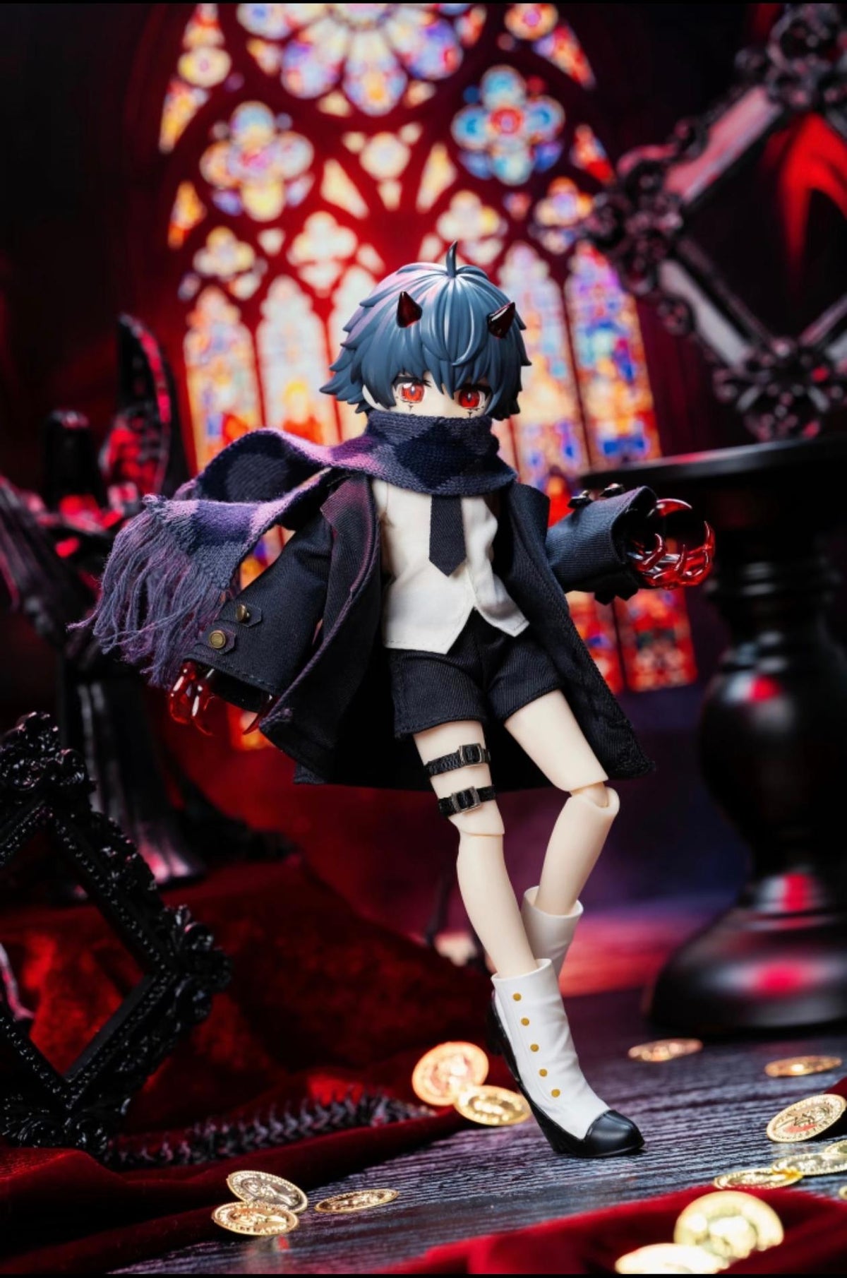 失控軌跡-輪廻シリーズ BJD ブラインドドール 1/8スケール 約20cm 全身可動 着せ替え人形（ランダム1体）
