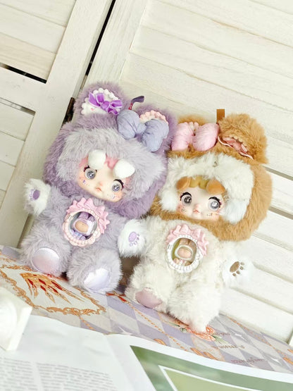 Nommi Sweet Bite Series Kawaii Plush Doll | Dessert-Themed Blind Box Collectible Plush with Movable Eyes & Mini Doll