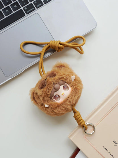 Yooki MINI ZOO 7th Generation Series Plush Animal Phone Strap Blind Box Official Edition Approx. 7.5cm Soft Plush Collectible Charms 8 Regular Designs + 1 Secret Edition Perfect for Phone Decor and Gifting