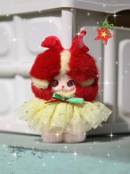 LIILA Christmas Encounter Plush Blind Box – Winter Limited Soft Mascot Toy | 10 Designs (8 Standard + 2 Rare) | Cute Fluffy Collectible (Random 1pc)
