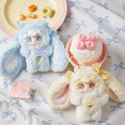 Lilina Floral Dream Whisper Plush Blind Box – 15cm Pastel Animal Mascot, Soft Plush Keychain (6 Designs + 1 Secret)