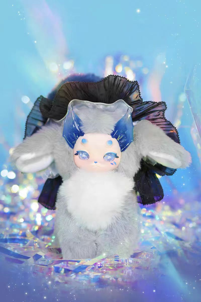 Bunny Dragon Gen 3 Crystal Fantasy Plush Blind Box | Vinyl Face Soft Plush | 6 Designs + Secret | Cute Gift