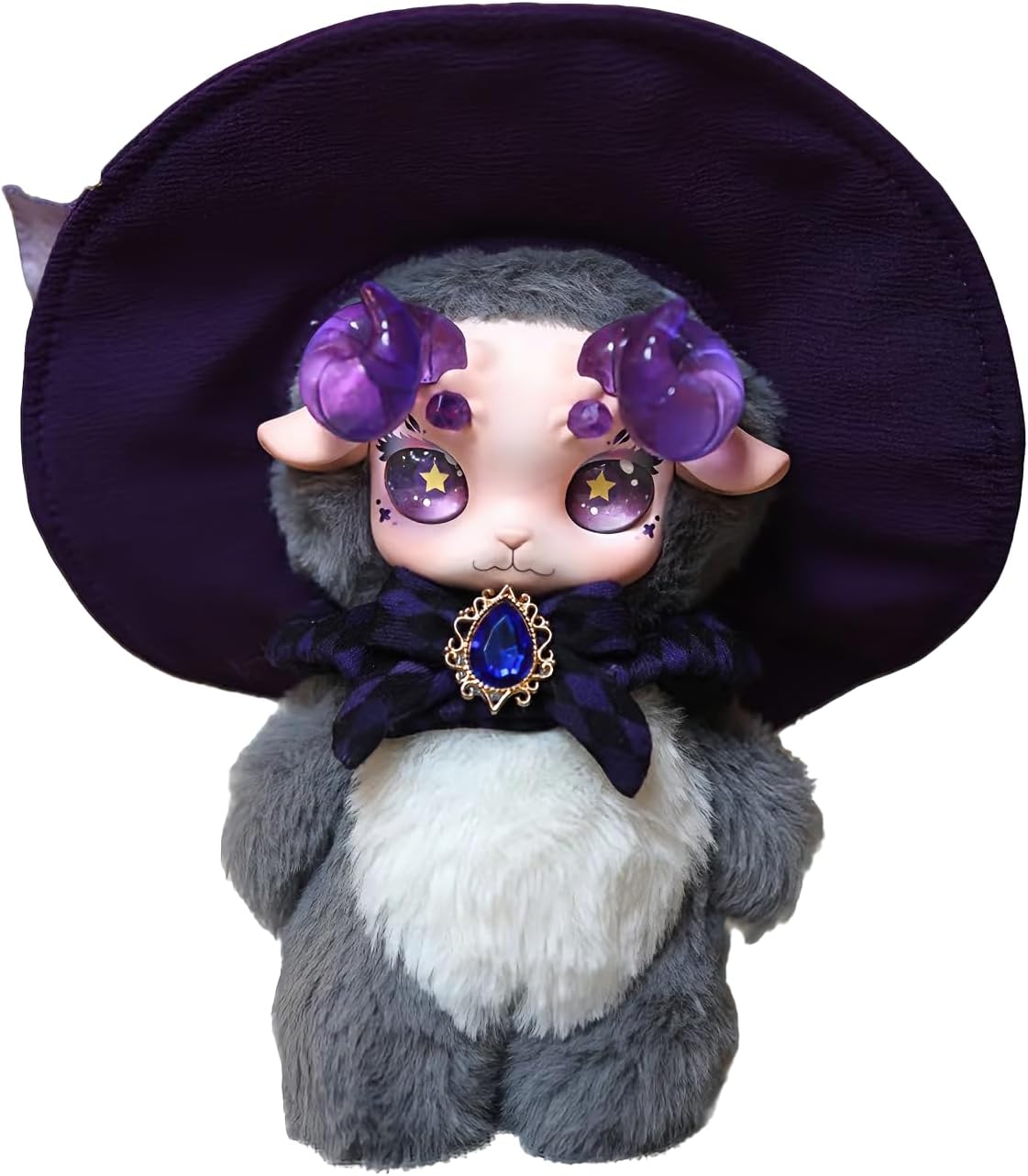 Fecoco Vidley Sheep Series Plush Toy, Blind Box, Genuine Product, Fluffy Sheep Motif & Cute Details, Random 1 Piece From 6 Types