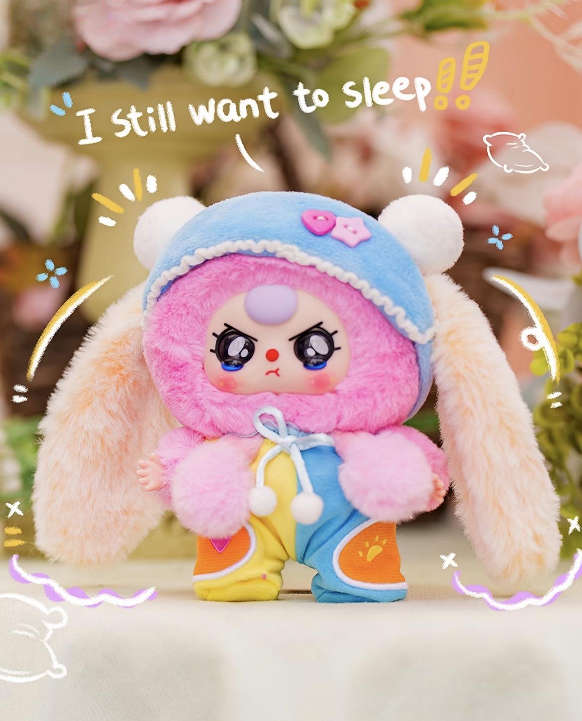 Baby Three “Sweet Dreams” Series Blind Box | Official Authentic Toy | Cute Sleep-Themed Plush Characters | 9 Designs (8 Regular + 1 Secret) | Collectible Desk Decor & Christmas/Birthday Gift