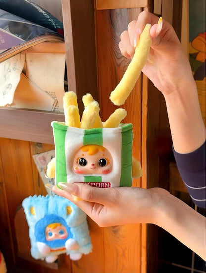 Samuel Fried Shrimp Series Blind Box — Official Authentic Designer Toy, Cute Fried Shrimp Character Design, 6 Regular + 1 Secret, Collectible Desk Display, Christmas & Birthday Gift