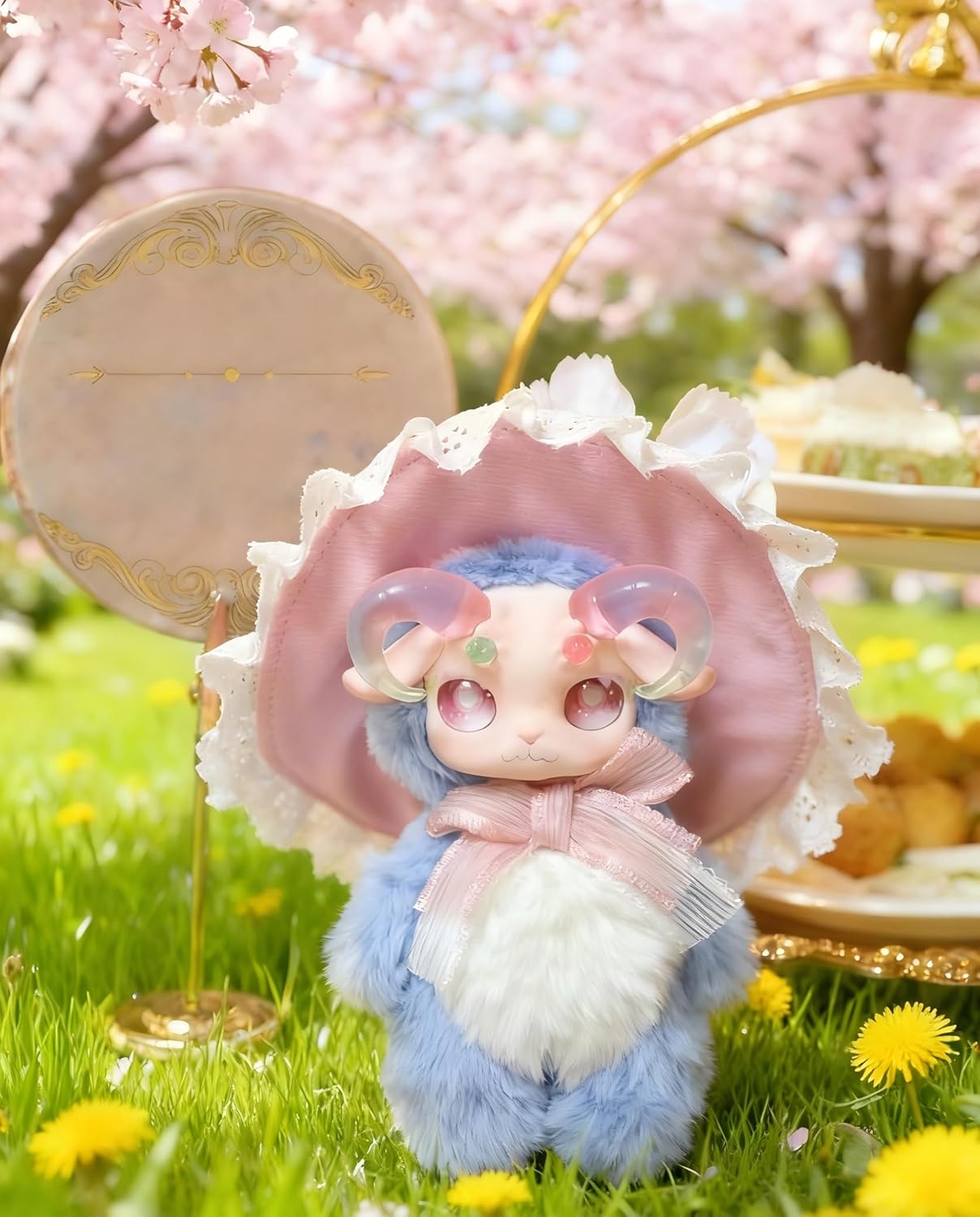 Fecoco Vidley Sheep Series Plush Toy, Blind Box, Genuine Product, Fluffy Sheep Motif & Cute Details, Random 1 Piece From 6 Types