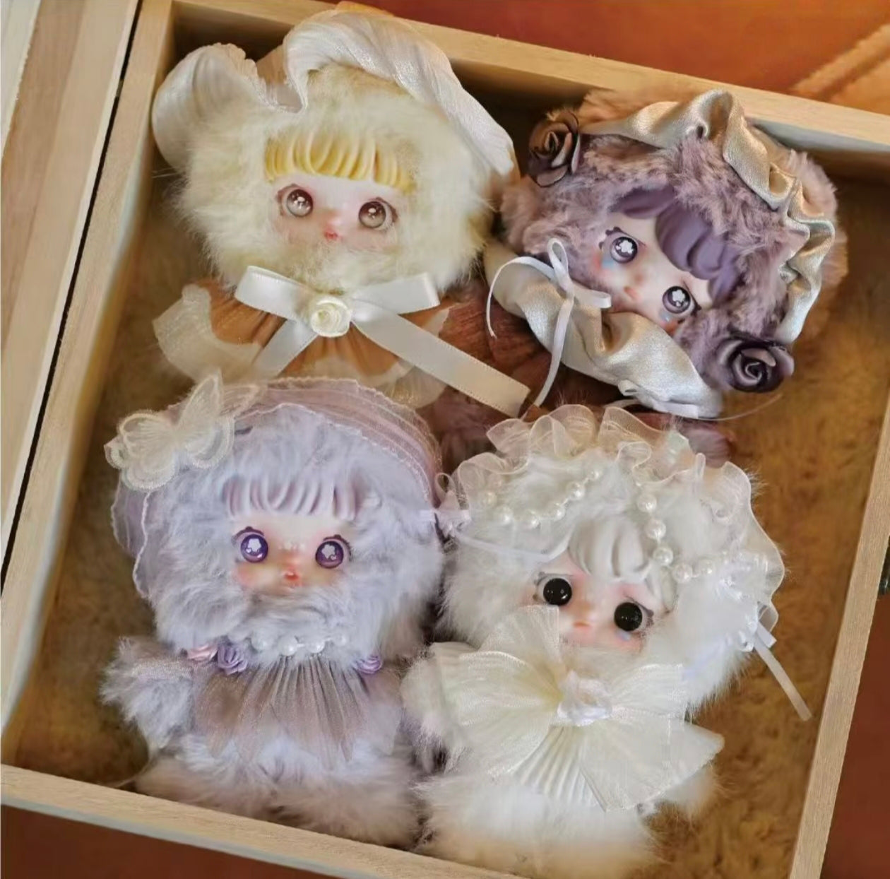 Yomi Rose Nocturne Blind Box Plush – 12cm Vinyl Face Doll with Interchangeable Eyes & Outfit