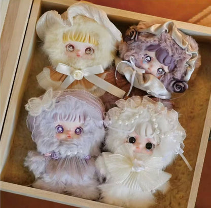 Yomi Rose Nocturne Blind Box Plush – 12cm Vinyl Face Doll with Interchangeable Eyes & Outfit