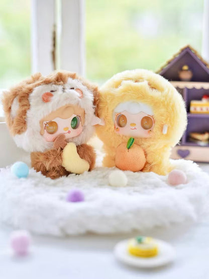 YOOKI Hugging Gourmet Series Blind Box Plush Keychain | Random 2 Pieces | 9 Designs incl. Secret | Scented Mini Plush with Odd-Eye Characters | Approx. 10cm Designer Collectible