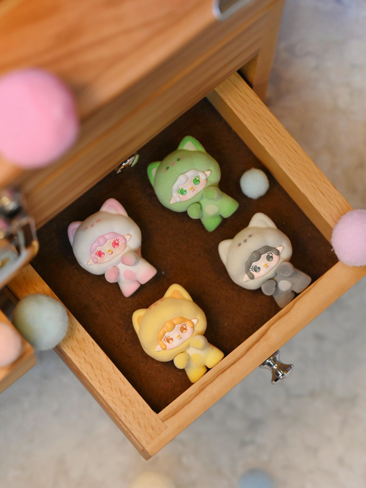 Yooki “Cat Encounter” Series Mini Blind Box Figures | Official Licensed PVC Cat Costume Design | 32 Styles Total (22 Regular + 6 Surprise 7.5% + 4 Secret 0.83%) | Designer Toy Collectible Desk Display Gift