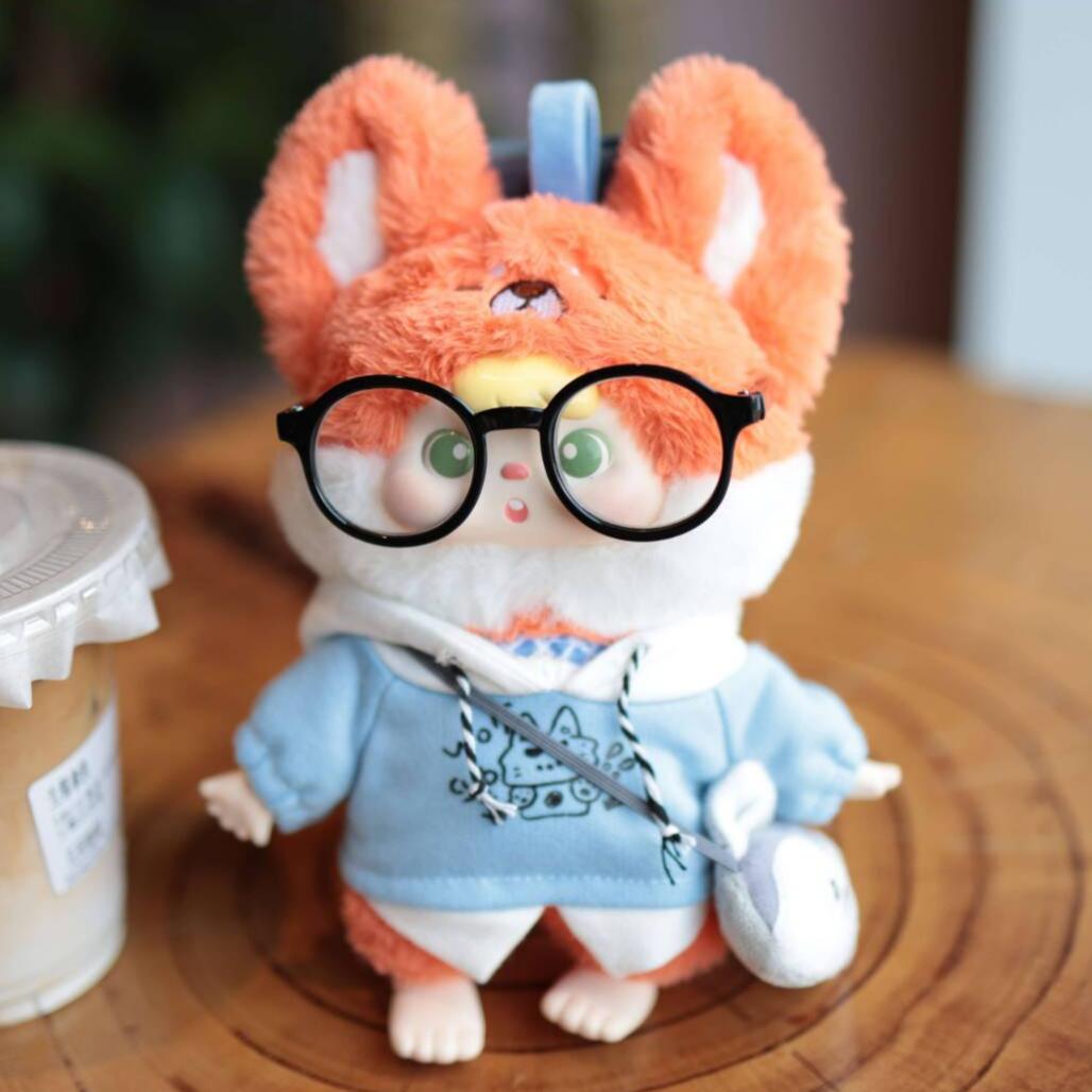 Miyee Official Animal Cafe Series Blind Box Figure｜PVC & Plush Collectible Toy｜16cm Cute Mascot｜6 Designs + 1 Secret (1/96) Random｜Desk Decor & Collection｜Perfect Christmas & Birthday Gift