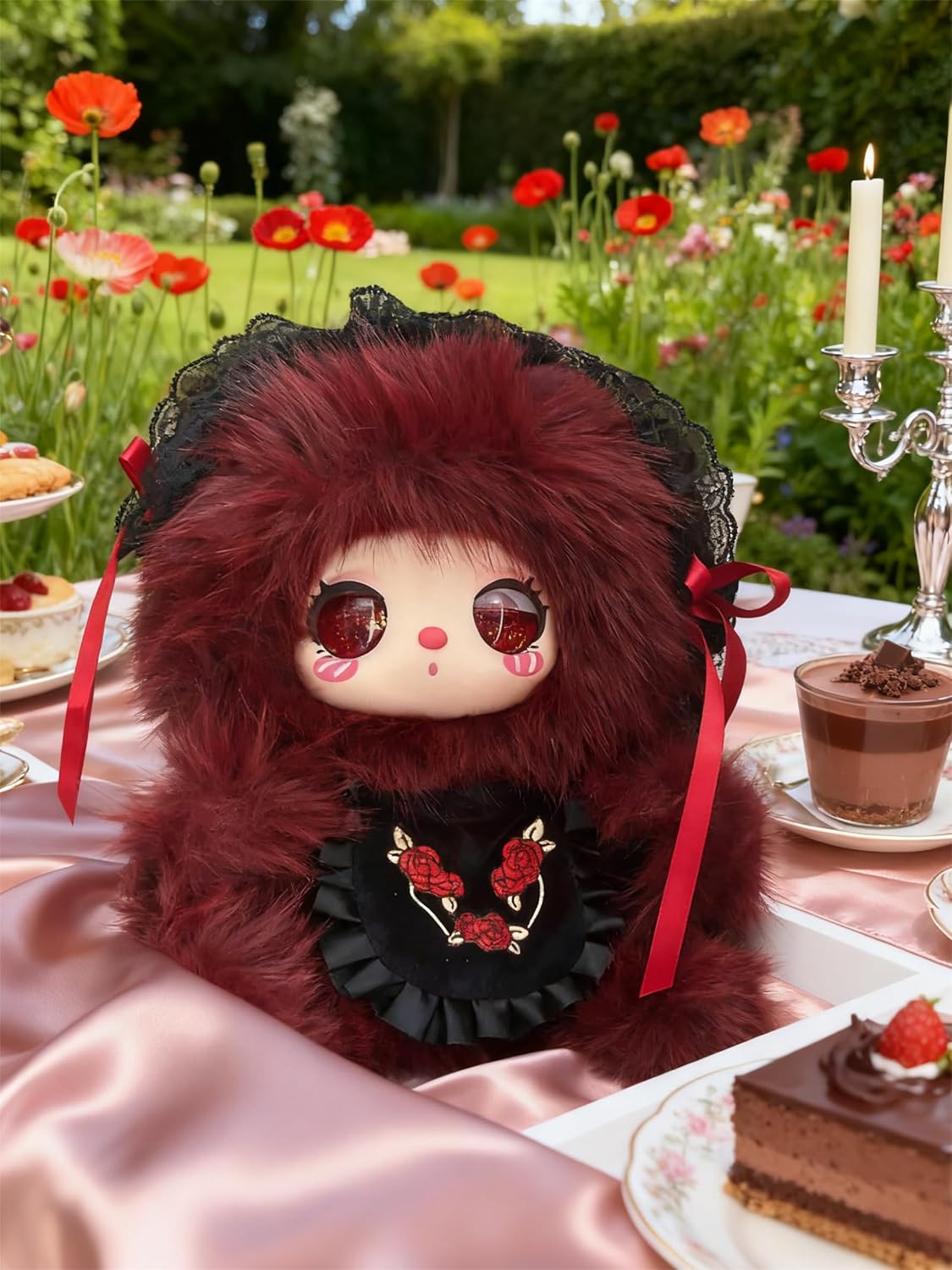 LIILA 600% V2 Best Friends Tea Time Series | Genuine | 10 Types + 2 Secrets | Big Size Plush | Collectible Blind Box