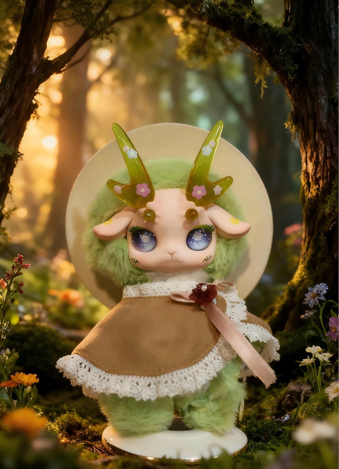 Fecoco Vidley Sheep Series Plush Toy, Blind Box, Genuine Product, Fluffy Sheep Motif & Cute Details, Random 1 Piece From 6 Types