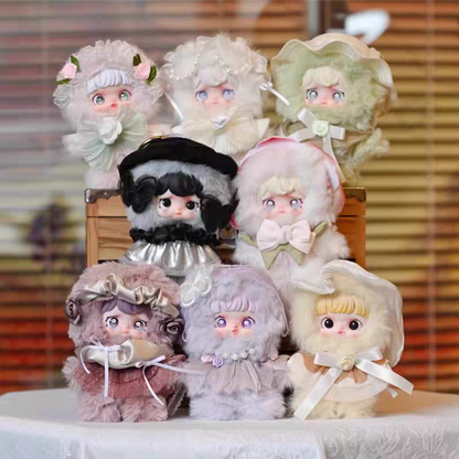 Yomi Rose Nocturne Blind Box Plush – 12cm Vinyl Face Doll with Interchangeable Eyes & Outfit