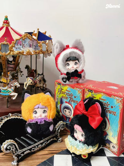Nommi Mibao Fairy Tale Town Plush Blind Box – Designer Toy Mini Plush with Interchangeable Eyes