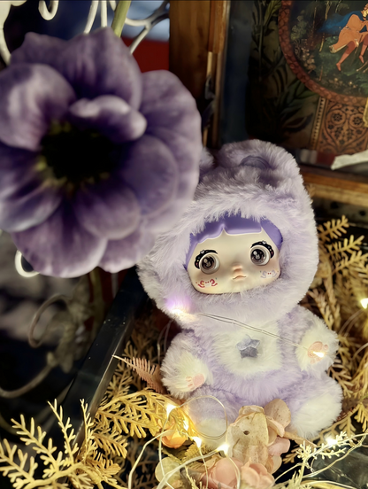 Nomm「Cute Never Closing」系列絨毛盲盒，全部7款，16-18cm，聖誕/生日禮物、收藏或桌面擺飾首選（隨機款）