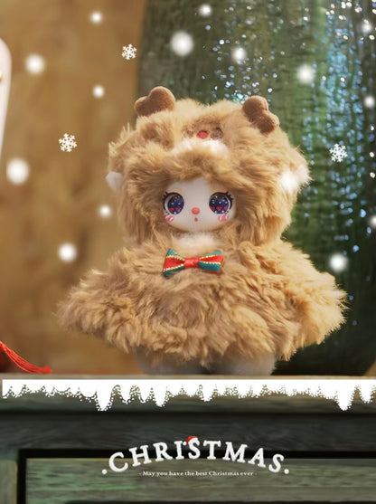 LIILA Christmas Encounter Plush Blind Box – Winter Limited Soft Mascot Toy | 10 Designs (8 Standard + 2 Rare) | Cute Fluffy Collectible (Random 1pc)