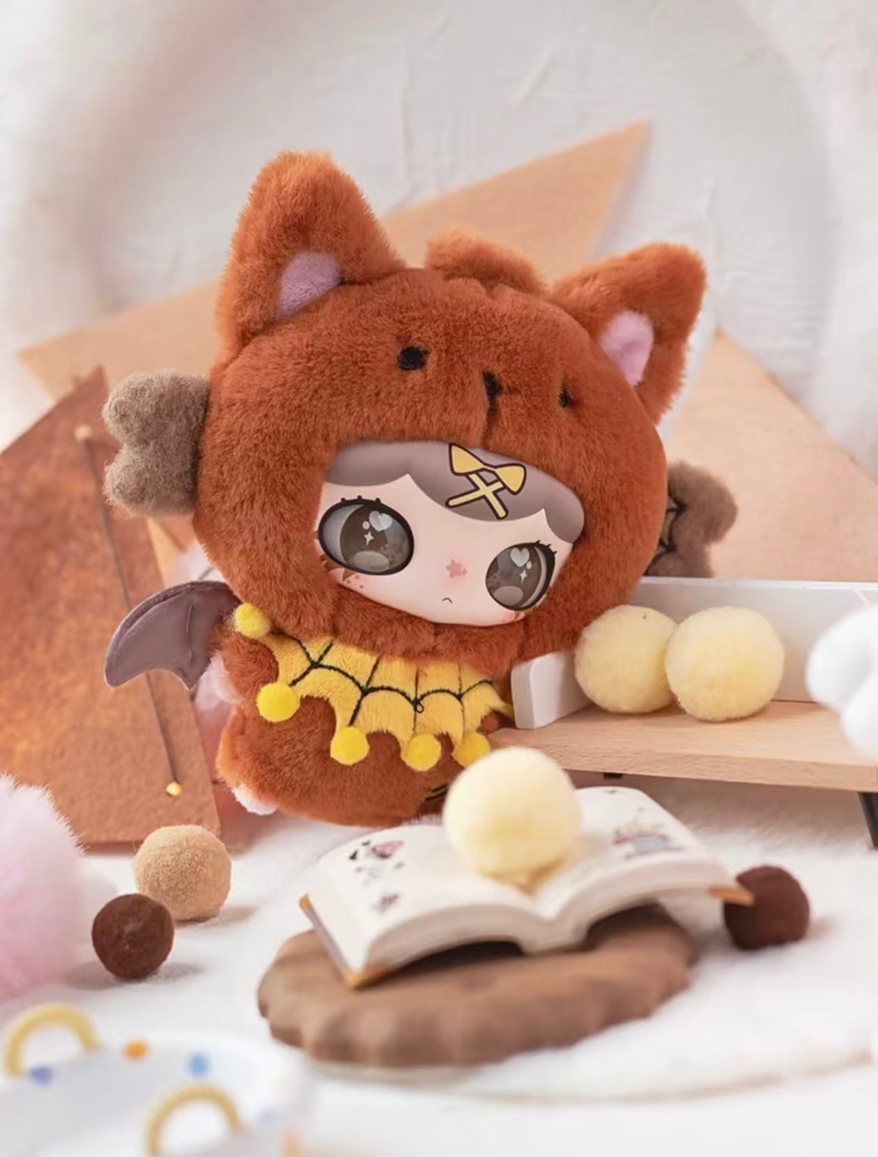 Lulumi Newbie Fantasy Chronicle Plush Blind Box – Vinyl Face Plush Keychain, Collectible Figure (6 Designs + 1 Secret)