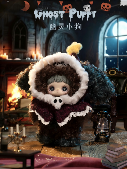 MayMei Winter Spooky Series Plush Blind Box Figurines｜Approx. 20–22cm｜Winter Limited Edition Birthday Gift Christmas Style｜7 styles available, 1 randomly selected｜Collectible Decoration