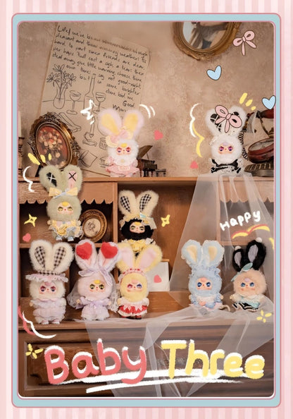 Baby Three “Dream Back to Lolita” Blind Box Art Toy｜Fairytale Bunny Lolita Design Official & Authentic｜Desk Display Collectible｜8 Regular + 1 Secret Random｜Perfect Christmas & Birthday Gift
