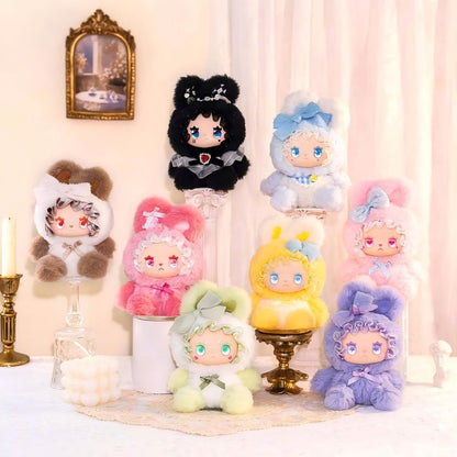 LOVELY EMMA Bunny League Plush Blind Toy | Fairy-Style Bunny Characters with Detailed Costumes | Random 1 of 8 (Including 2 Secret Editions) | Official Authentic | Christmas & Birthday Gift Desk Display