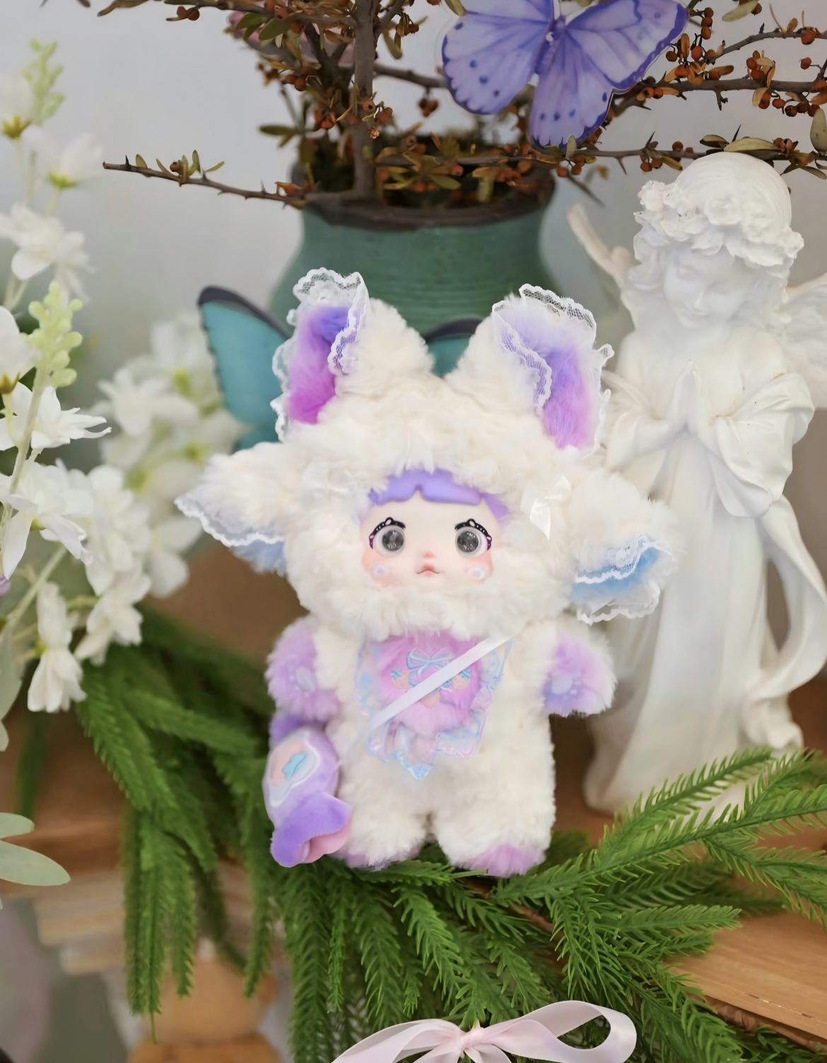 Nommi "Interesting Fruit" Series｜Official Plush Doll｜Fruit x Animal Design, Fine Embroidery, Luxury Plush｜Rotating Eyes for Expression Change｜Blind Box/Full Set｜Perfect for Birthday/Christmas Gifts (Random 1)