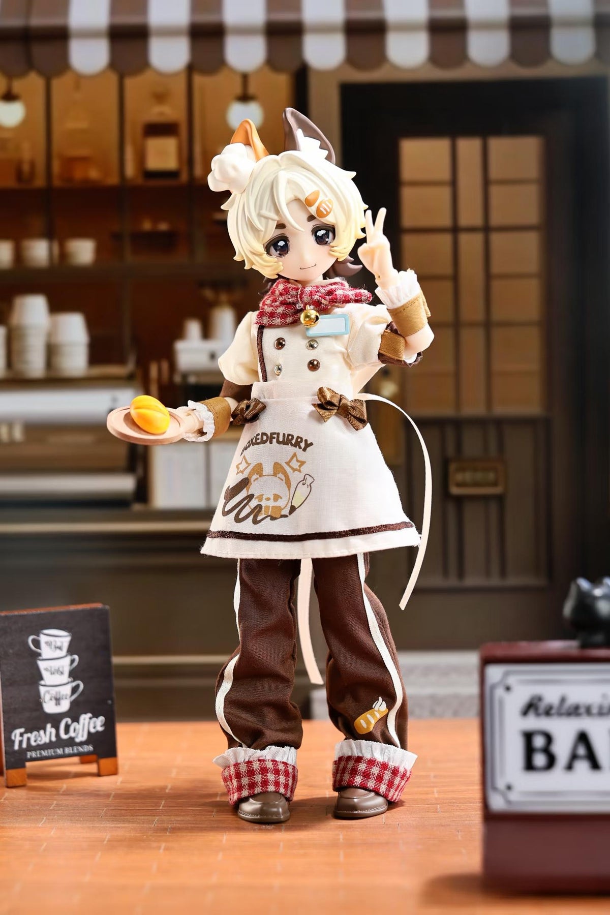 箱入りファーシリーズ BJD ブラインドドール 1/8スケール 約20cm 全身可動 着せ替え人形（ランダム1体）