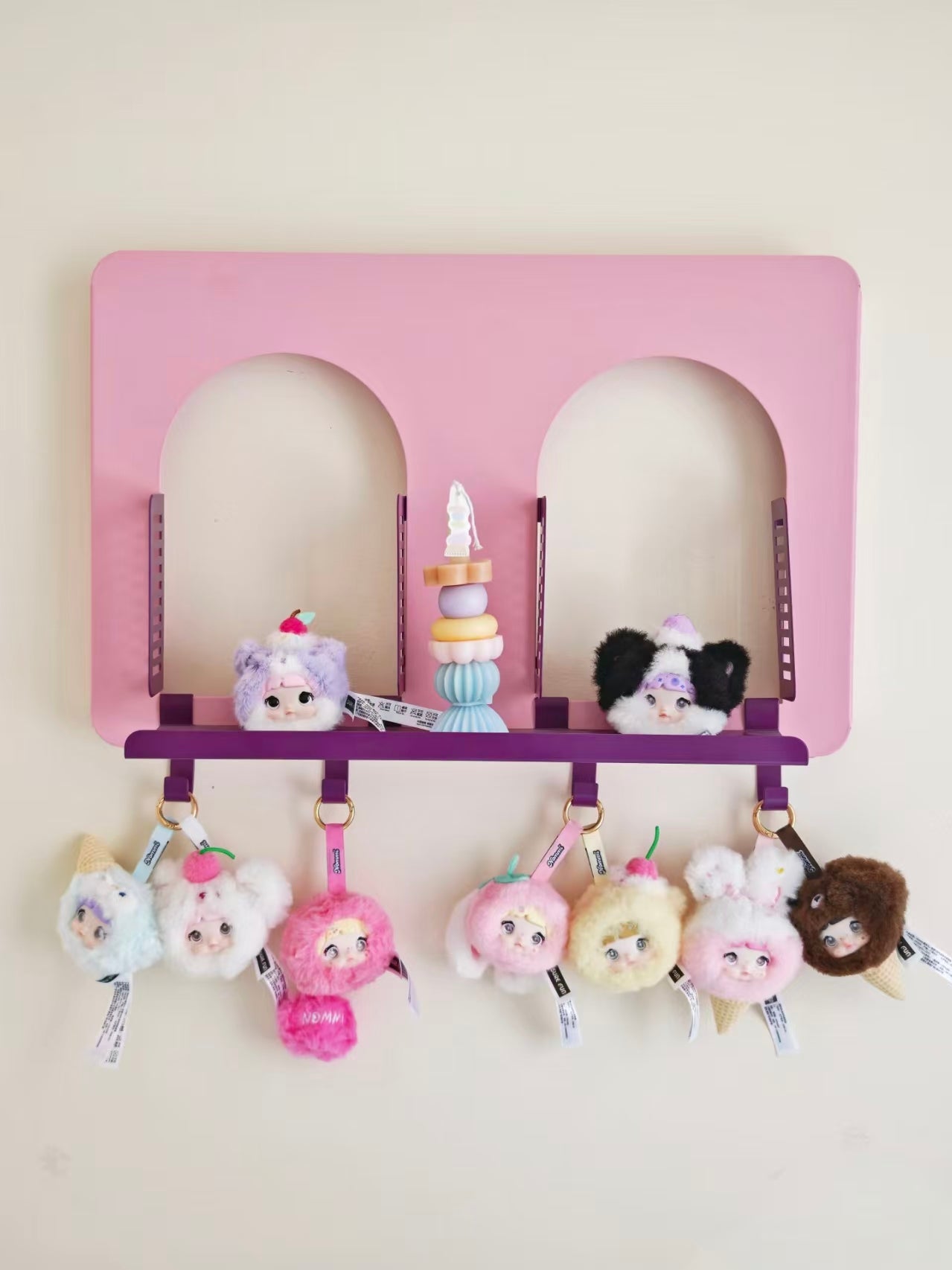 Nommi Sweetness 100% Plush Blind Box – Mini Designer Toy Plush with 3-Mode Eyes & Keychain