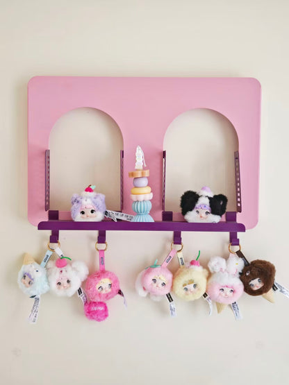 Nommi Sweetness 100% Plush Blind Box – Mini Designer Toy Plush with 3-Mode Eyes & Keychain