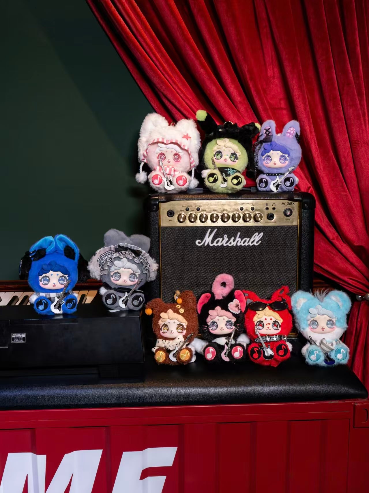 INGS PENGPENG Brown Sugar Band Plush Blind Box – Music Designer Collectibles (8 Regular + 1 Secret)