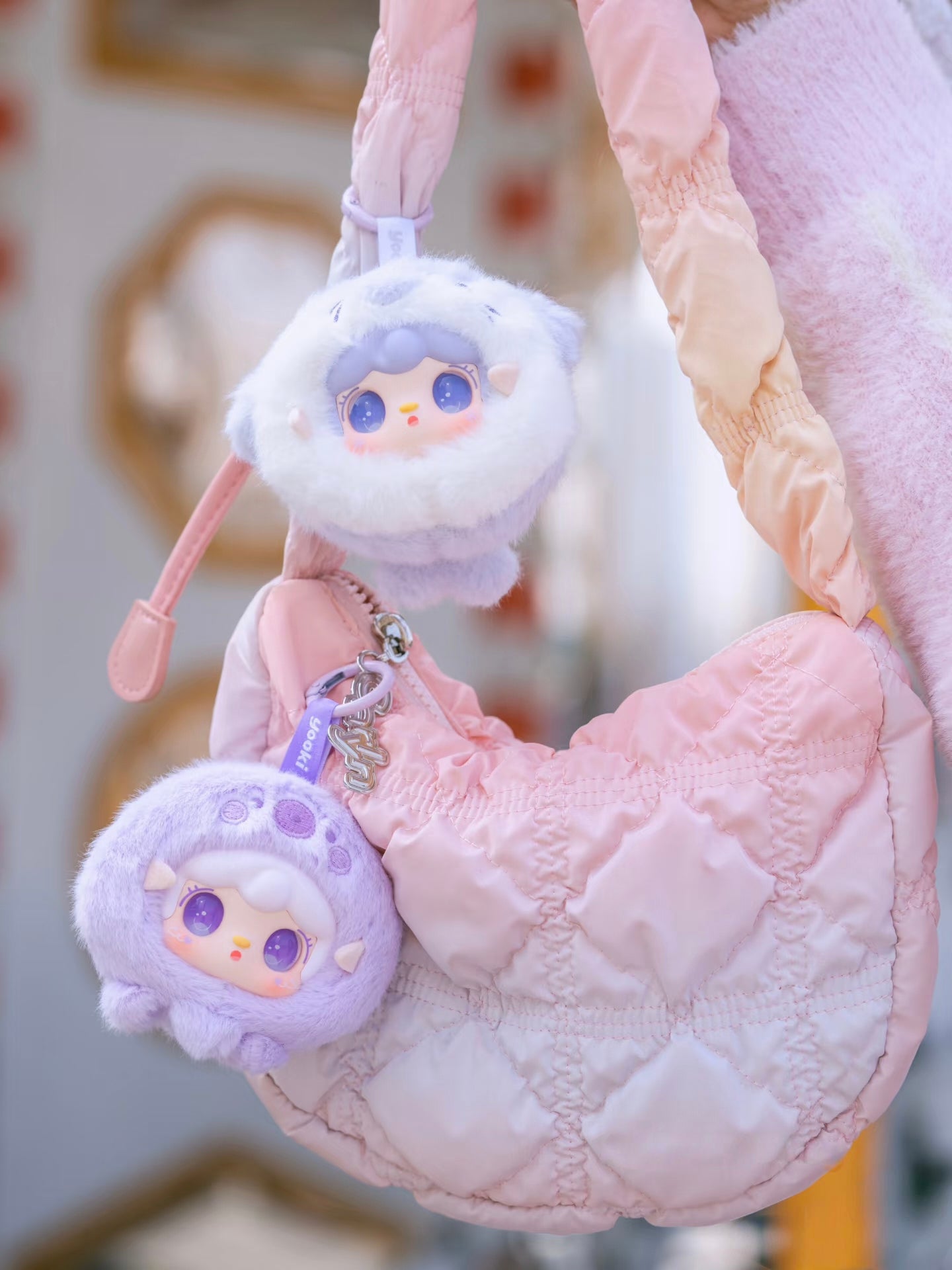 Yooki Ocean Baby Plush Keychain | Blind Box Collectible Mini Mascot | Soft Plush & PVC Face, 10 Characters