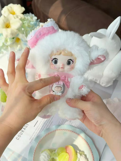 Nommi Sweet Bite Series Kawaii Plush Doll | Dessert-Themed Blind Box Collectible Plush with Movable Eyes & Mini Doll