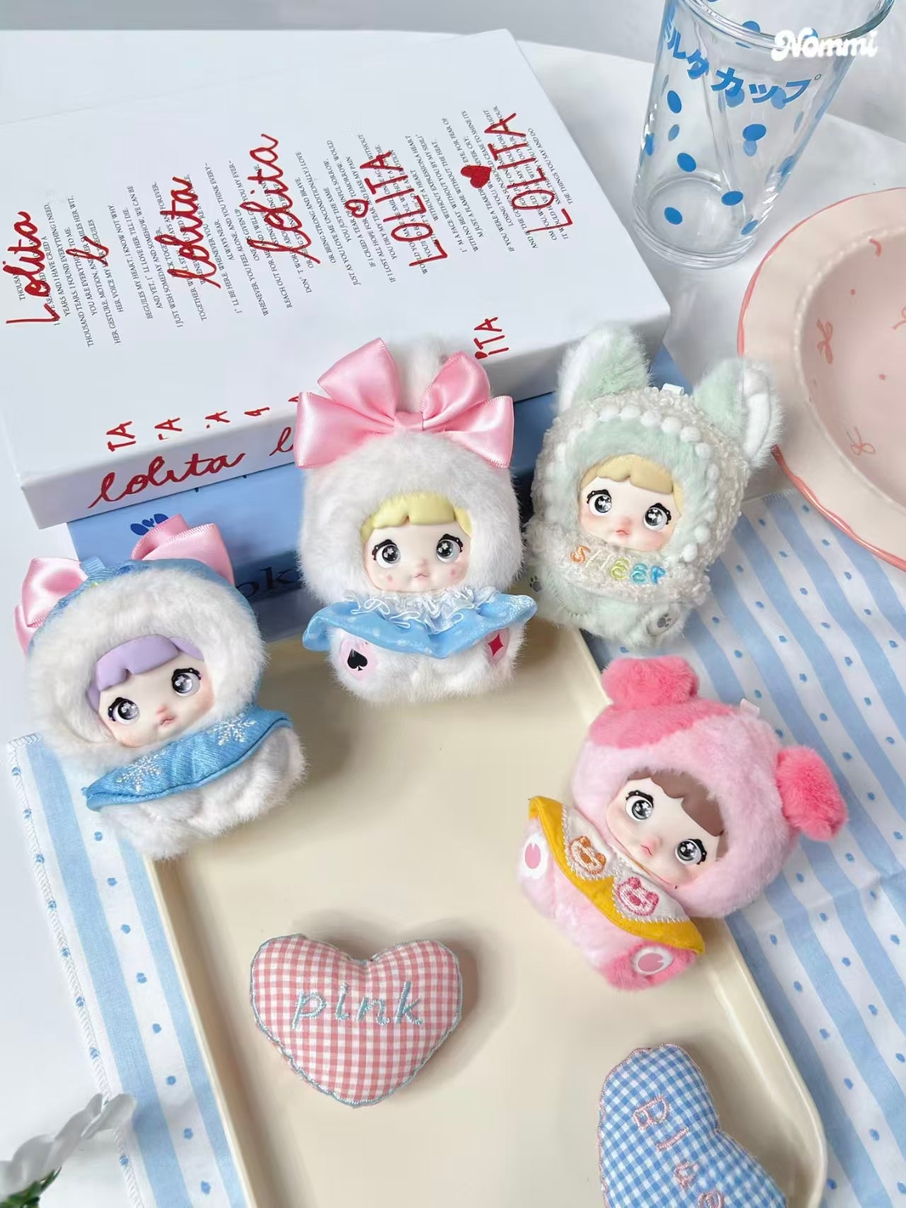 Nommi Mibao Fairy Tale Town Plush Blind Box – Designer Toy Mini Plush with Interchangeable Eyes