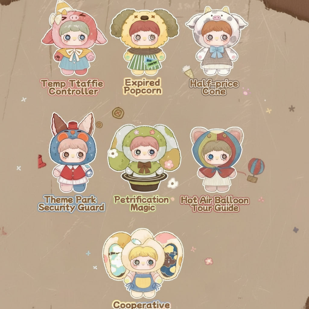 Maymei Amusement Park Ruins 400% Plush Blind Box