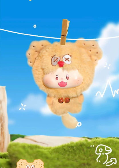 Runa Sweet Cat Park Plush Blind Box | Vinyl Face Fluffy Cat Plush | 13cm | 6 Designs + Secret | Cute Gift