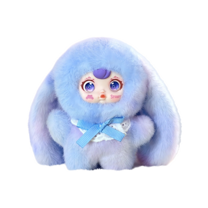 Yumi Furry Fairy Town Plush Keychain Blind Box | Soft Furry Texture & Pastel Design | Bag Charm or Desk Decor | 6 Styles + 1 Secret | 1 Random Piece