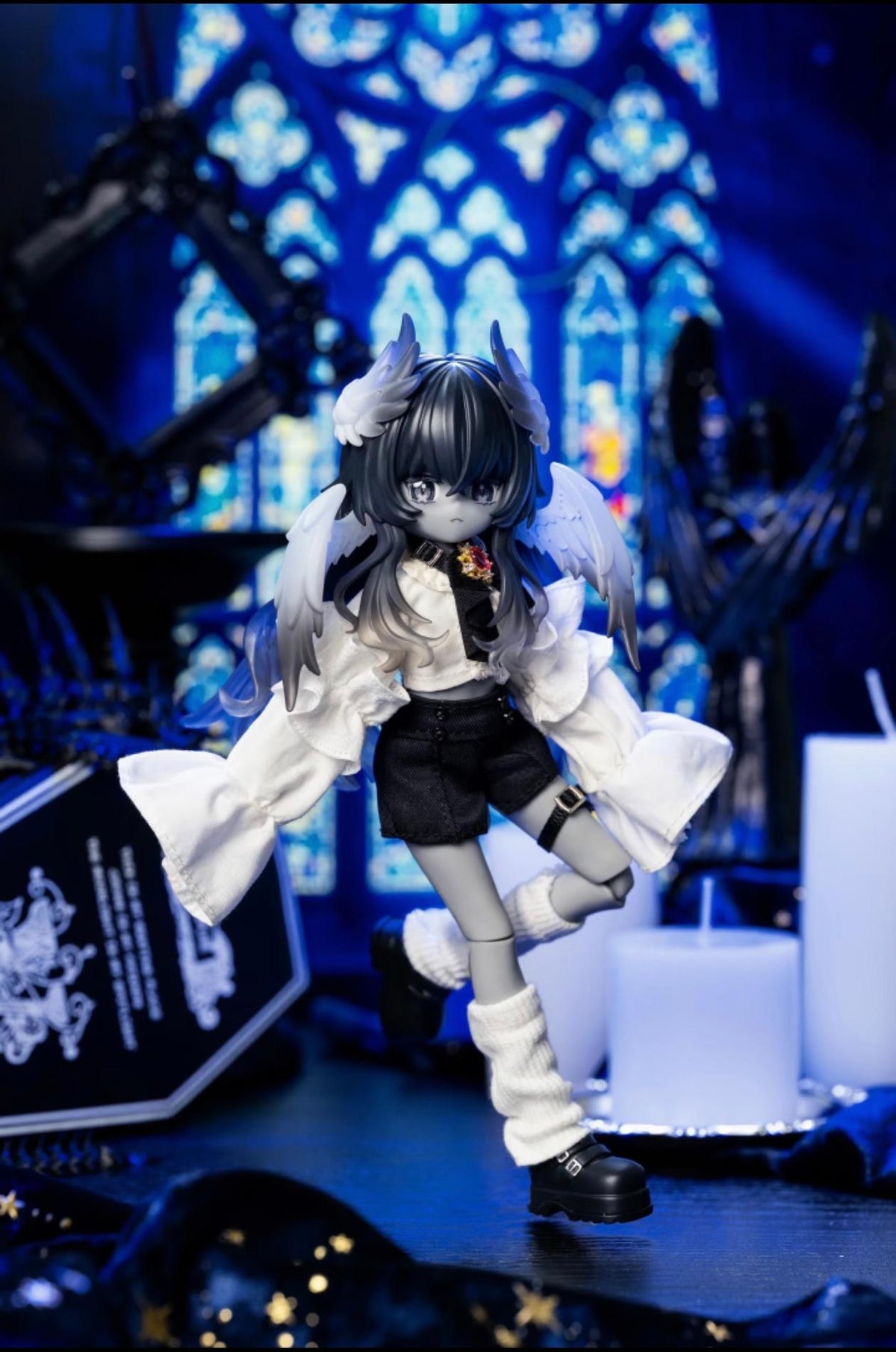 失控軌跡-輪廻シリーズ BJD ブラインドドール 1/8スケール 約20cm 全身可動 着せ替え人形（ランダム1体）